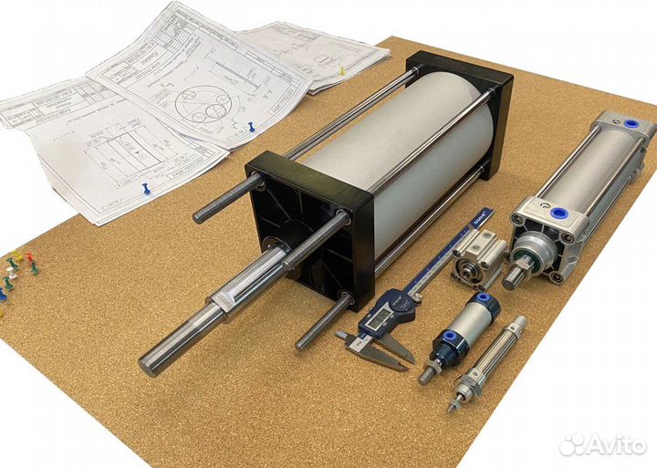 Пневмоцилиндр Festo dsbg-100-1000-PPV-A (аналог)