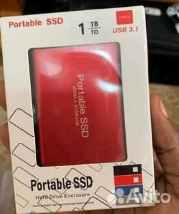 Твердотельный SSD накопитель USB на1Тб