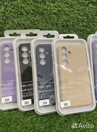 Силиконовые чехлы для S24 / Plus / Ultra