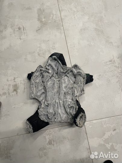 Одежда для собак мелких пород комбинезон зимний