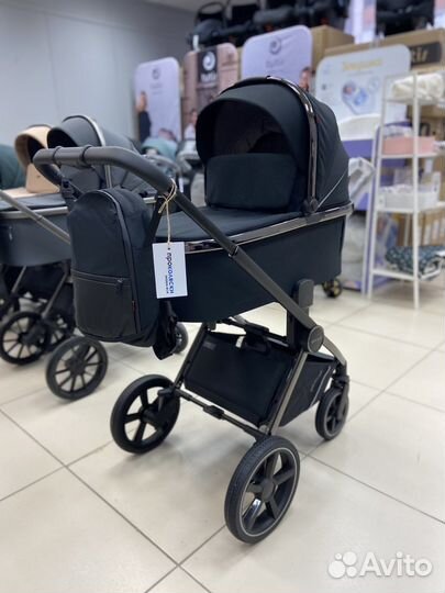 Коляска Carrello Ultimo 2023 хромированная рама