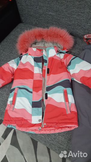 Зимний костюм для девочки 104 110
