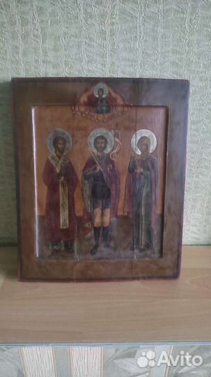 Икона старинная ковчег