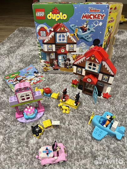Lego duplo домик микки 2 сезона/день рождения