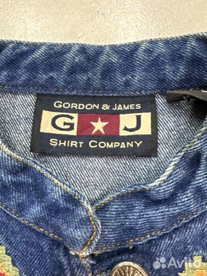 Винтажная Джинсовая жилетка женская 48-50