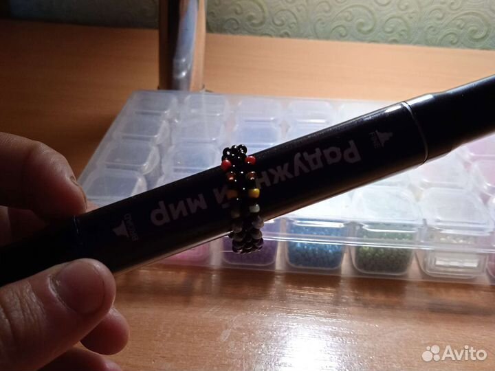 Кольцо из бисера