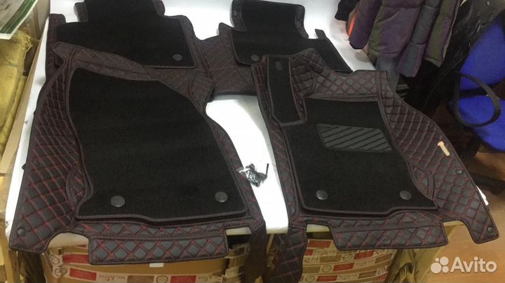 3D Коврики Audi A8 из Экокожи