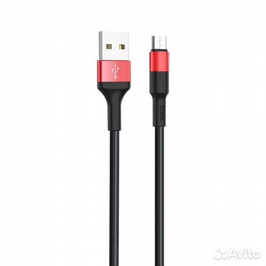 Кабель hoco (6957531080237) X26 USB (m) -microUSB