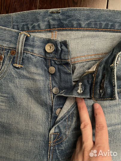 Мужские джинсы levis 501, оригинал