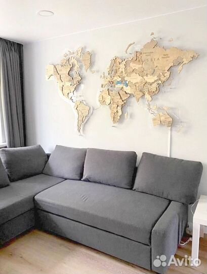 Карта мира и России с доставкой