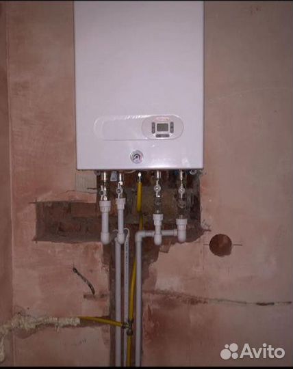 Монтаж отопления сантехника