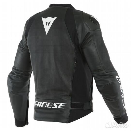Куртка кожаная Dainese sport PRO perforated Black