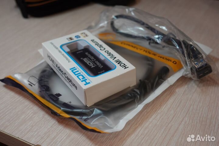 Карта видеозахвата + набор для подключения/стрима