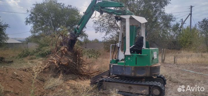 Услуги миниэкскаватора