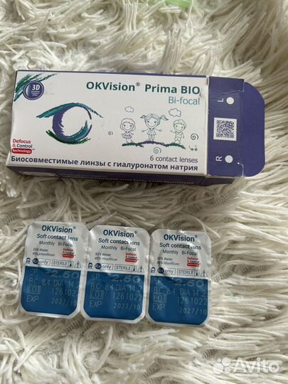 Контактные линзы тормозящие