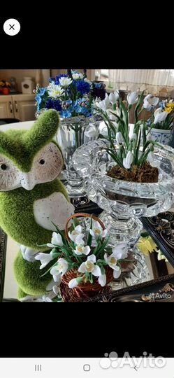 Цветы хол. Форфор