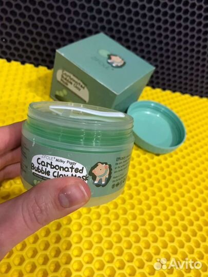 Маска глиняно-пузырьковая