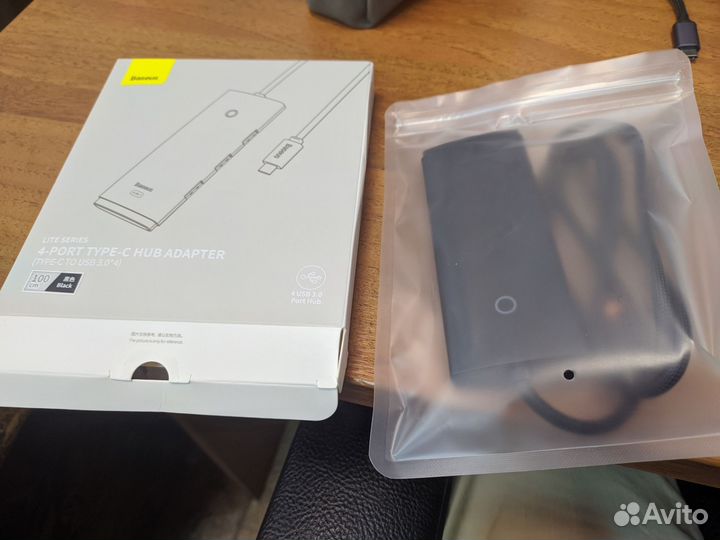 Хаб Baseus lite type c 1м (wkqx030401)