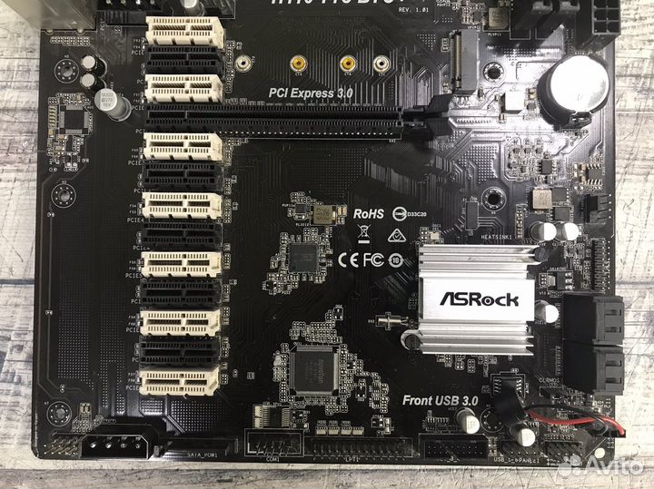 ASRock H110 Pro BTC+, G3900+4Gb DDR4