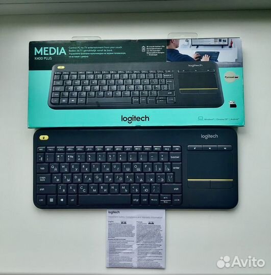 Беспроводная Клавиатура logitech k400 plus