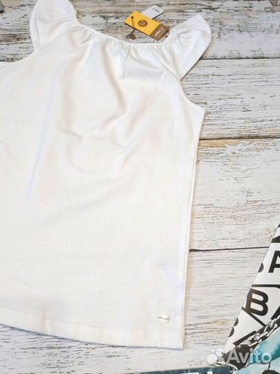 Футболка майка на девочку 128 134 140