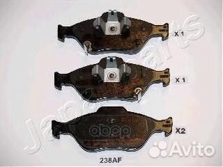 Колодки тормозные toyota yaris 1.0-1.4 06- пере