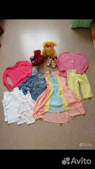 Пакет вещей для девочки 98 - 110 размер