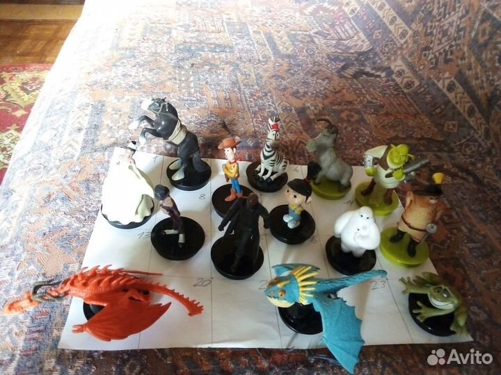 Топперы пробки фигурки из мультфильмов