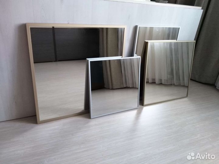 Зеркало в алюминиевом профиле