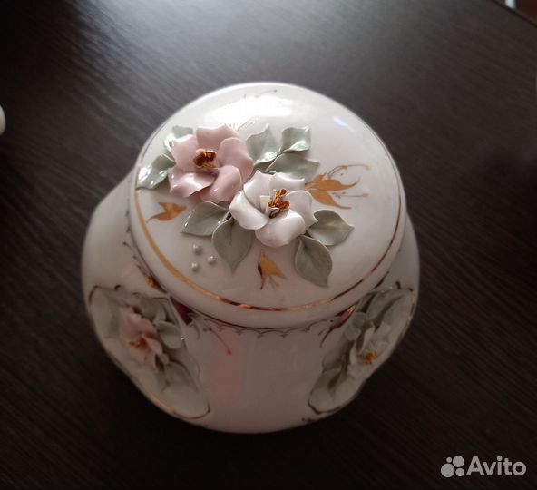 Корзинка шкатулкакисловодскчайник Сахарница Довбыш