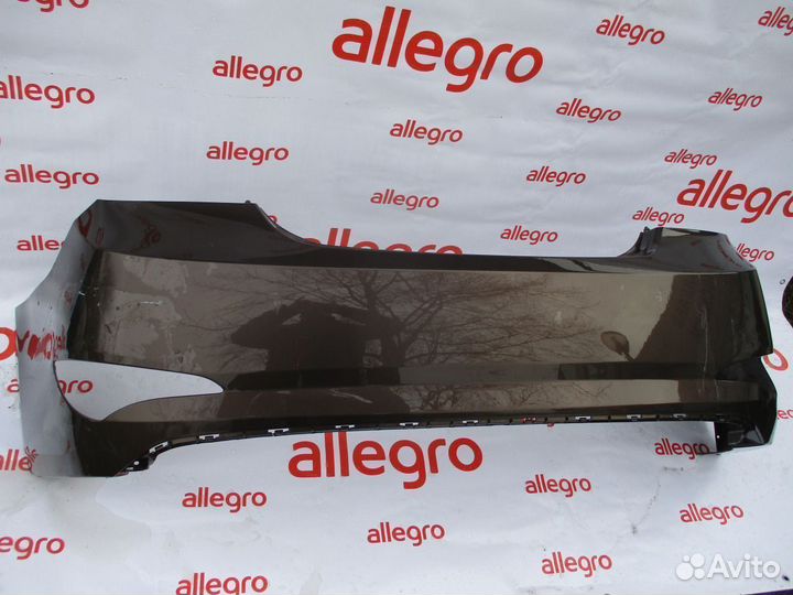 Бампер задний темный Hyundai Solaris 2014+