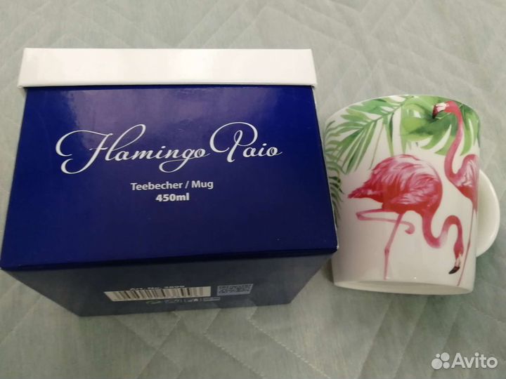 Кружка фламинго 450мл