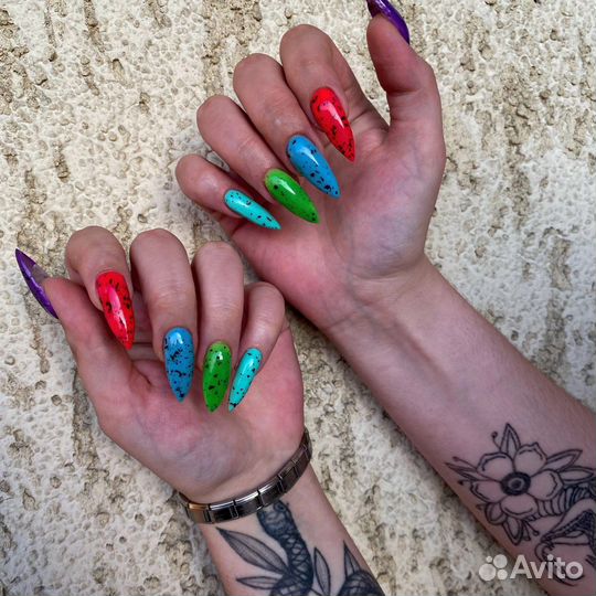 Наращивание ногтей на дому