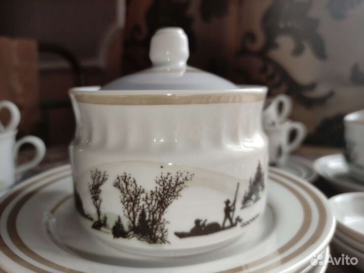 Сервиз СССР чайно-кофейный новый