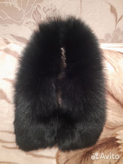 Меховой воротник песец