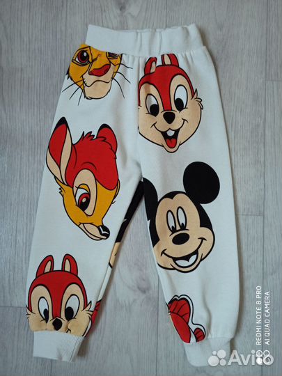 Костюм с начесом мал/дев. Disney (zara) 2-7 лет