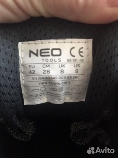 Высокие ботинки, рабочие NEO tools