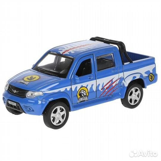 Машина Технопарк металл UAZ Pickup Снег 12 см двер