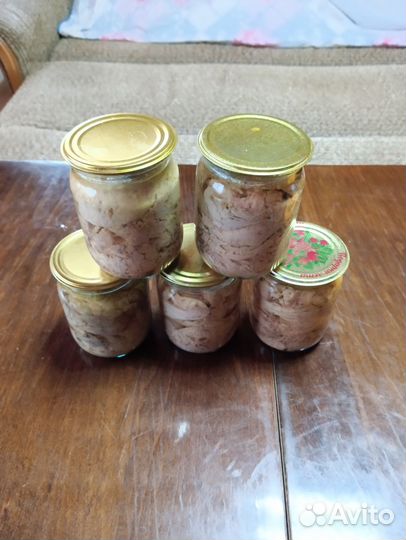 Печень трески в стекле