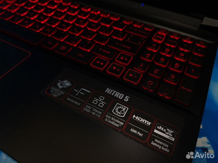 Игровой Nitro RTX 3050Ti / i5 10300H / 144 Гц IPS