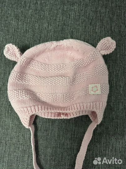 Шапочка для девочки 44 46