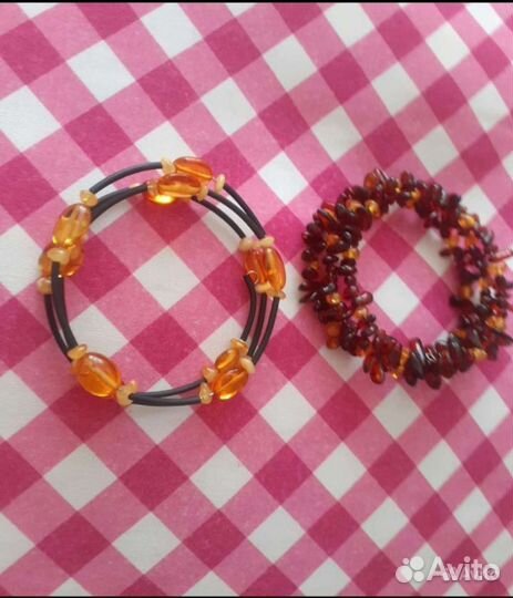 Браслеты Янтарь, Гранат