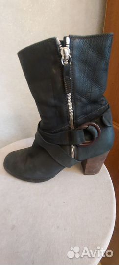 Ботильоны натуральная кожа 40 зима