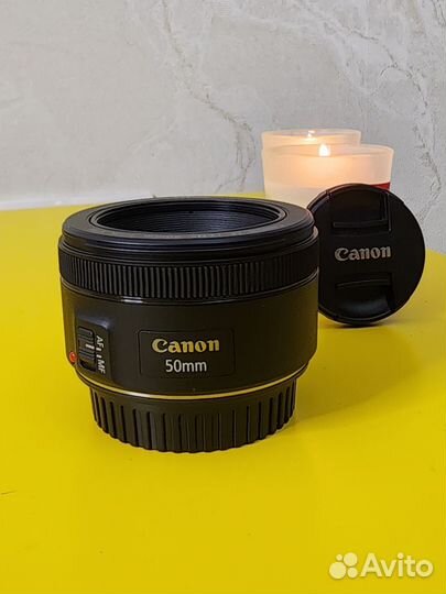 Объектив canon ef 50mm f 1.8 stm