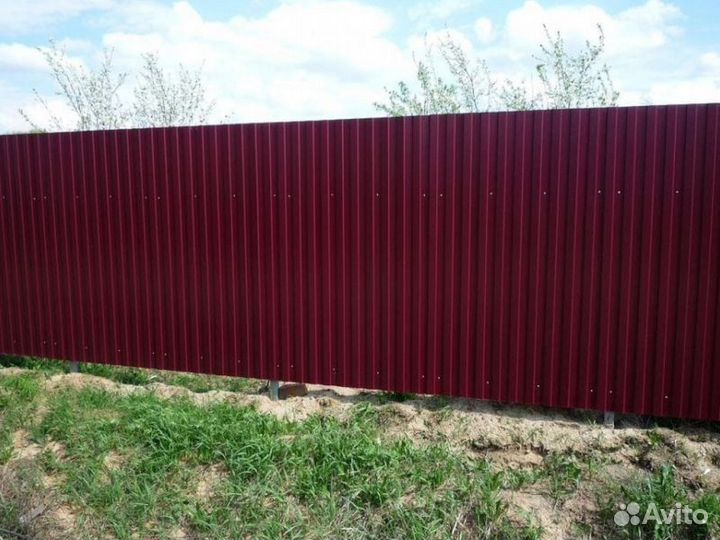 Профлист для забора, новый