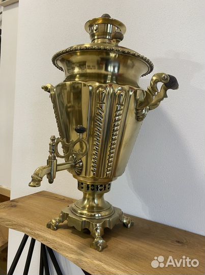 Самовар угольный старинный