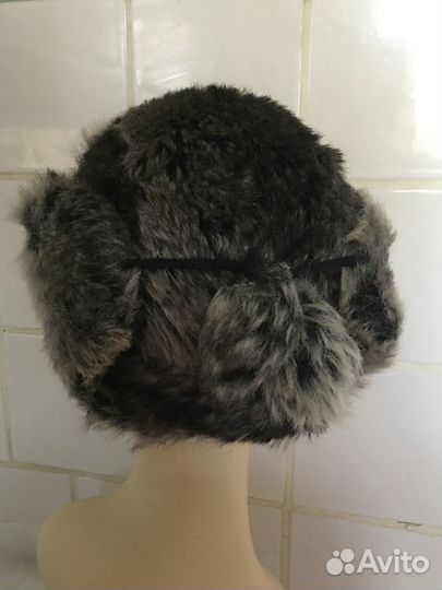 Шапка ушанка меховая экомех искусственный