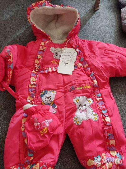 Комбинезон демисезонный 78 новый для девочки