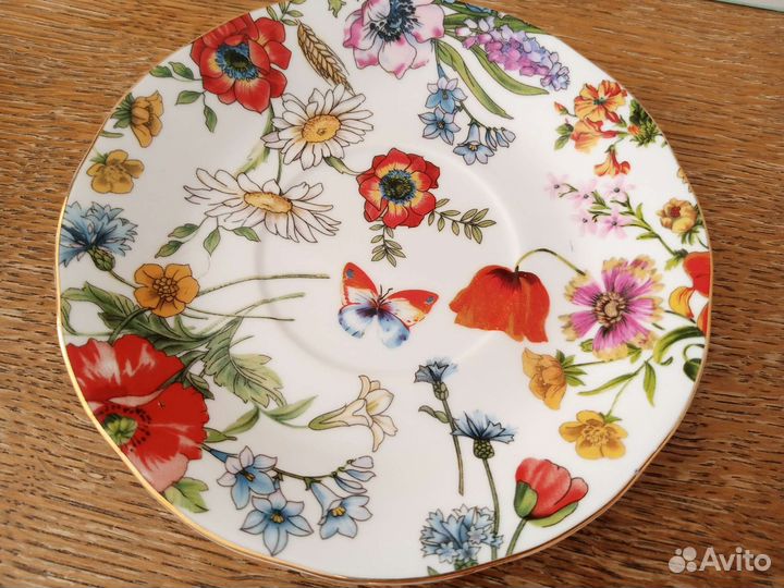 Чайная пара,чашка с блюдцем Zara Home