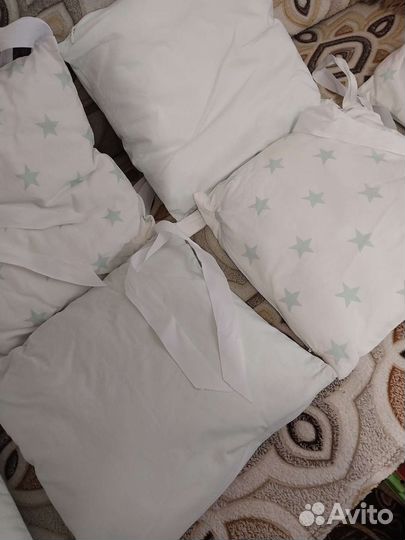 Бортики в кроватку бу